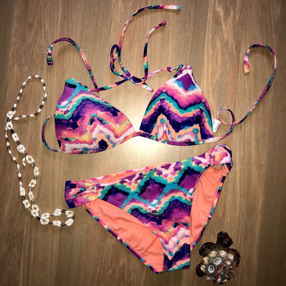 Colorful Tie-dye bikini